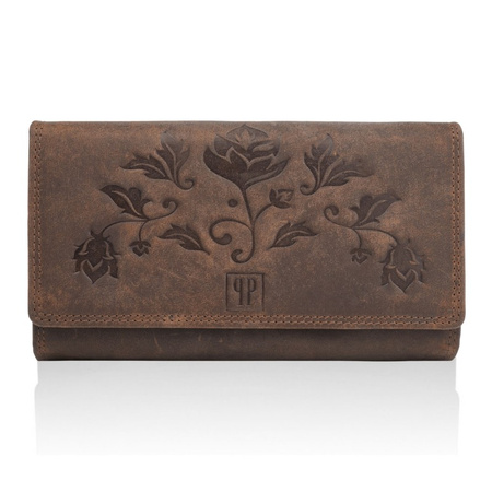 Zestaw prezentowy ZUP-37-BR portfel damski skórzany T-05 etui T-51