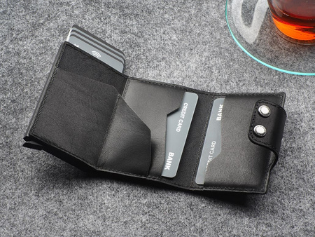 Portfel DOPPIO Max czarny