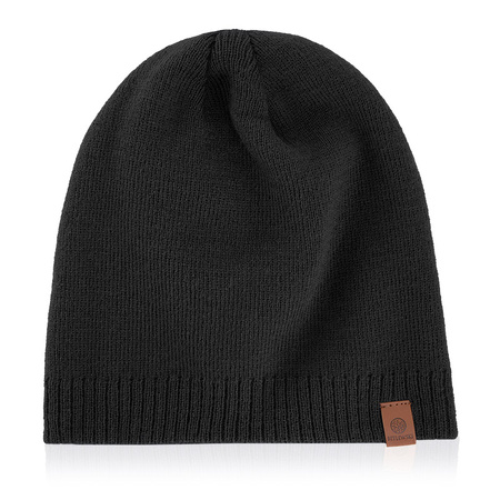 Czapka męska beanie WINTER czarny