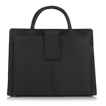 Teczka skórzana damska Paolo Peruzzi z regulowanym paskiem T-94-HBL