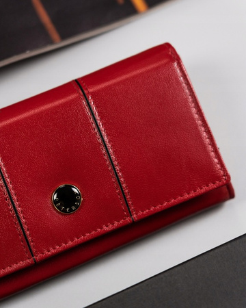 Zestaw portfel damski z brelokiem i długopisem Peterson – elegancja w puszce