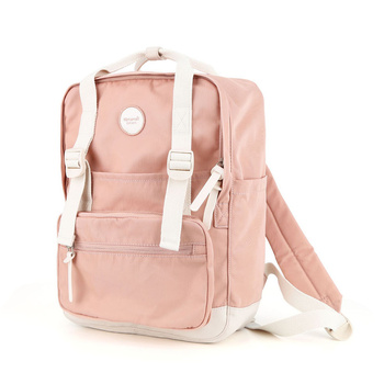 Duży, miejski plecak damski w jasnoróżowym kolorze - Himawari
