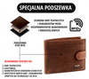 Pionowy portfel męski ze skóry naturalnej RFID - Peterson