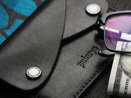 Portfel RETRO wykonany z roślinnie garbowanej skóry Nomad czarny