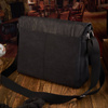 Torba męska na ramię vintage canvas SP-06-BL