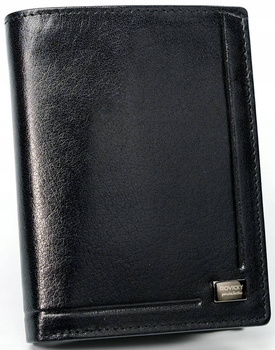 Skórzany portfel męski z systemem RFID Protect - Rovicky