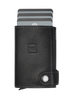 Portfel SOLO wykonany z roślinnie garbowanej skóry Nomad czarny