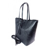 Duża torba Shopper Bag na ramię Vera Pelle  Nero czarna  SB599N