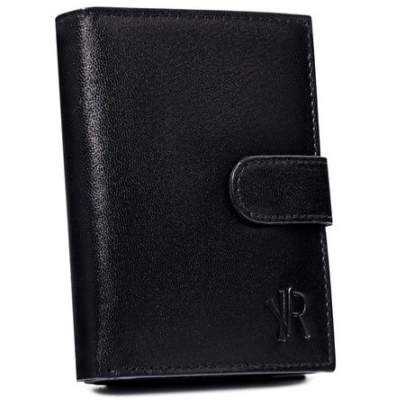 Portfel męski skórzany z zatrzaskiem Rovicky - elegancja i funkcjonalność