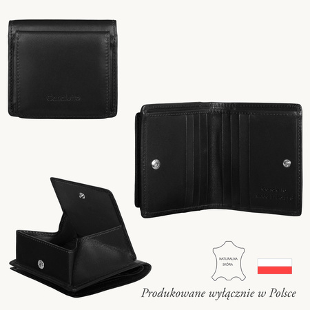 Portfel męski Canaletto z naturalnej skóry z RFID - elegancja i funkcjonalność