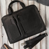 Torba męska skórzana na ramię do laptopa czarna Paolo Peruzzi E-26-BL