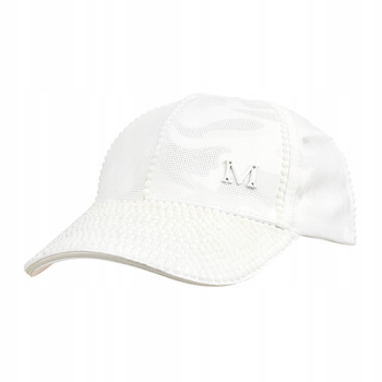 Czapka damska z daszkiem błyszczące moro modna