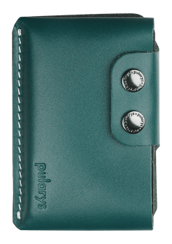 Portfel HOBBY wykonany ze skóry Italia zielony