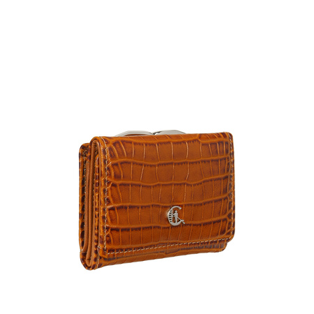 Portfel skórzany Canaletto krokodyli z RFID - elegancja w miniaturze