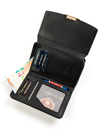 Zestaw upominkowy: Portfel, długopis i brelok damski - Peterson