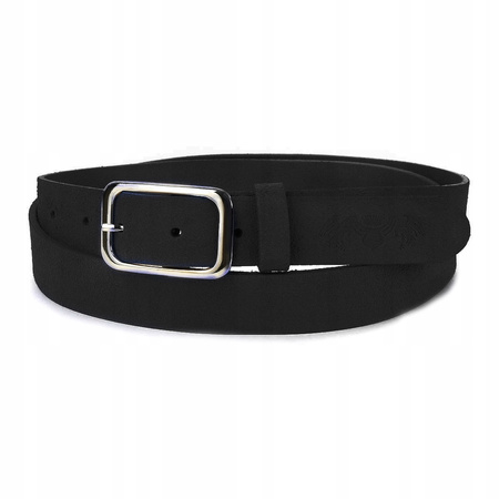 Beltimore pasek skórzany damski zamsz 3 cm premium