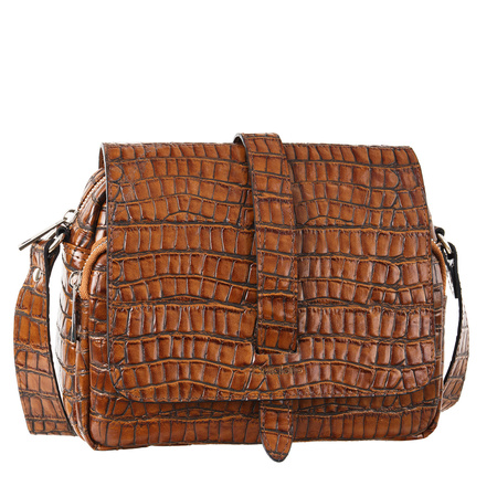 Listonoszka skórzana Canaletto z krokodylim wzorem - elegancja i styl