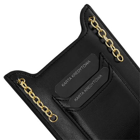 Torebka-etui na smartfona REESE czarny