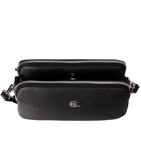 Listonoszka Canaletto - elegancka skóra groszkowana, modny dodatek