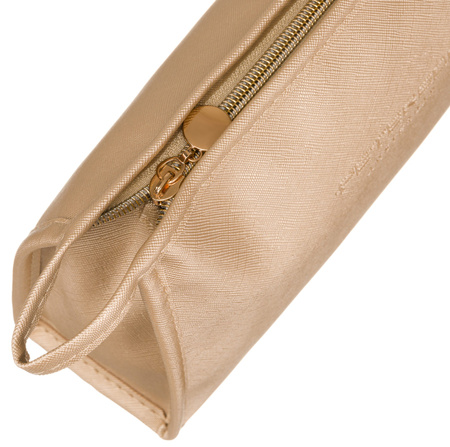 Kosmetyczka ekologiczna Peterson - elegancki organizer w kolorze złotym