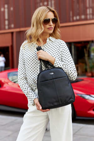 Plecak skórzany damski Rovicky - elegancja w miejskim stylu