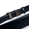 Skórzany pasek męski ELITE granatowy 130-cm