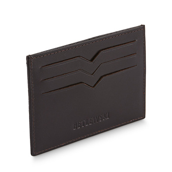 Etui na karty BIZNES ciemny-braz