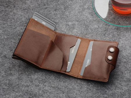 Portfel DOPPIO Max brązowy