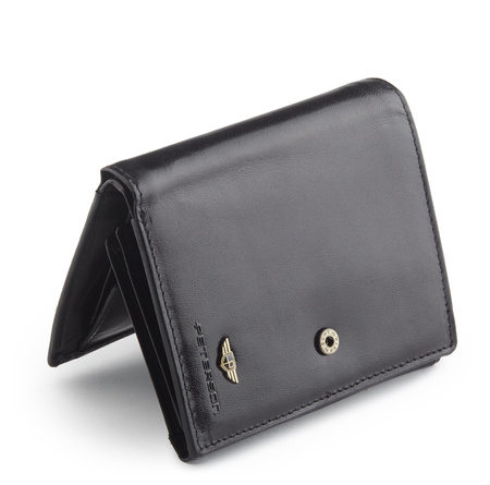 Portfel męski skórzany z zapięciem Peterson - elegancja i funkcjonalność