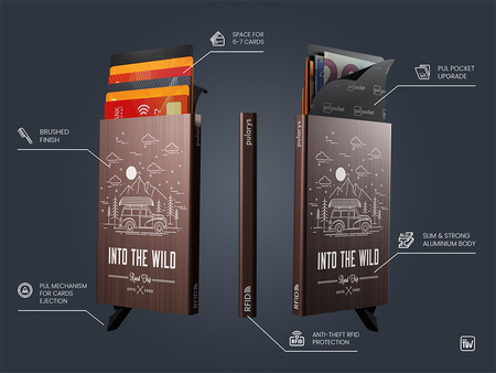 Etui na karty kredytowe RFID ZEN "INTO THE WILD"