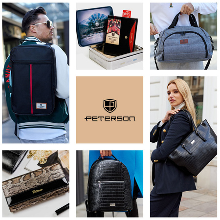 Listonoszka skórzana damska Peterson - elegancki styl na co dzień