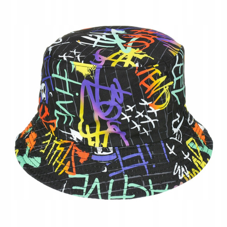 Kapelusz bucket hat czapka dwustronna na ryby lato