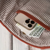 Torebka damska shopper dua na ramię pomaraczowa z dodatkową kosmetyczką wegaska Paolo Peruzzi E-23-OR