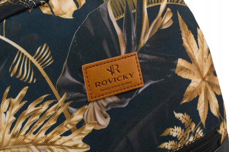 Wzorzysty, miejski plecak damski - Rovicky