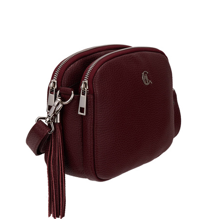 Listonoszka Canaletto z groszkowanej skóry - elegancja na co dzień