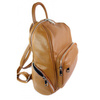 Elegancki poręczny plecak Vera Pelle Camel  VP344C