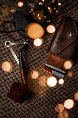 Portfel PORTER Go wykonany z roślinnie garbowanej skóry Nomad brązowy