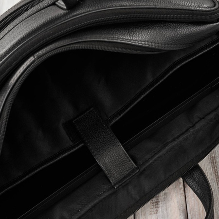 Torba męska skórzana na laptopa 15,6", A4, Paolo Peruzzi E-25-BL