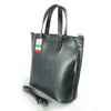 SZARA - GRAFIT WŁOSKA DUŻA TORBA SHOPPER BAG A4  SB546G2