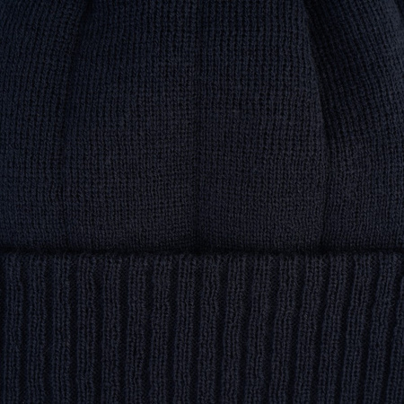 Czapka beanie męska granatowa Paolo Peruzzi BR-03-DB 100% akryl