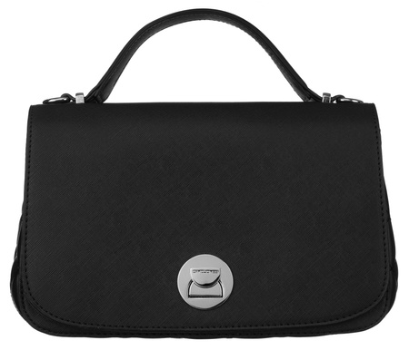Torebka crossbody Elegancja w czerni z pikowaniem - David Jones
