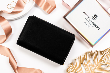 Zestaw upominkowy: Portfel, długopis i brelok damski - Peterson