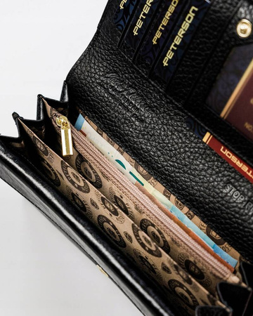 Portfel damski wężowy – Peterson, elegancja i funkcjonalność w jednym