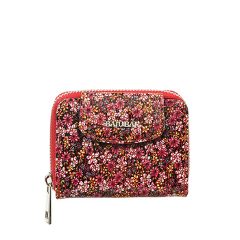 Portfel dwustronny BajuBaj z naturalnej skóry w kolorze czerwonym