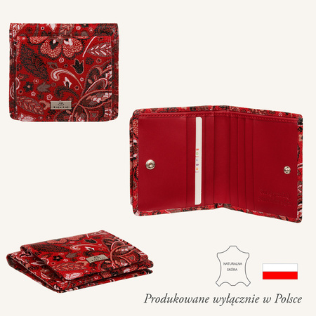 Portfel damski BajuBaj czerwony - elegancja i funkcjonalność w jednym