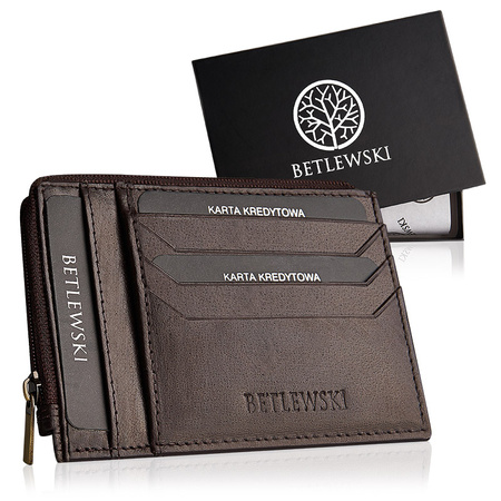 Etui na karty CLASSIC brazowy