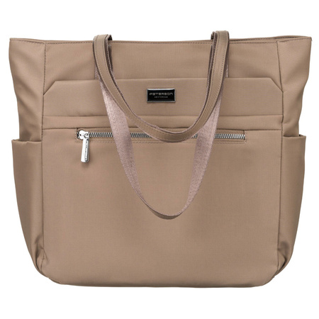 Torba shopper A4 beżowa - stylowy must-have od Peterson