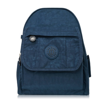 Modny plecaczek damski w kolorze granatowym  SP-10-DB