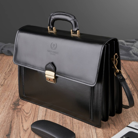 Teczka męska skórzana Paolo Peruzzi N03-BL – elegancja i jakość