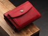 Portfel SOLO Max wykonany z roślinnie garbowanej skóry Nomad czerwony